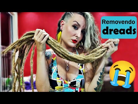 ASMR MAIS TRISTE DO CANAL: TIVE QUE REMOVER MEUS DREADS E CHOREI MUITO 😭 (Removing dreadlocks)