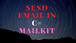 send email with mimekit c# (1/3)