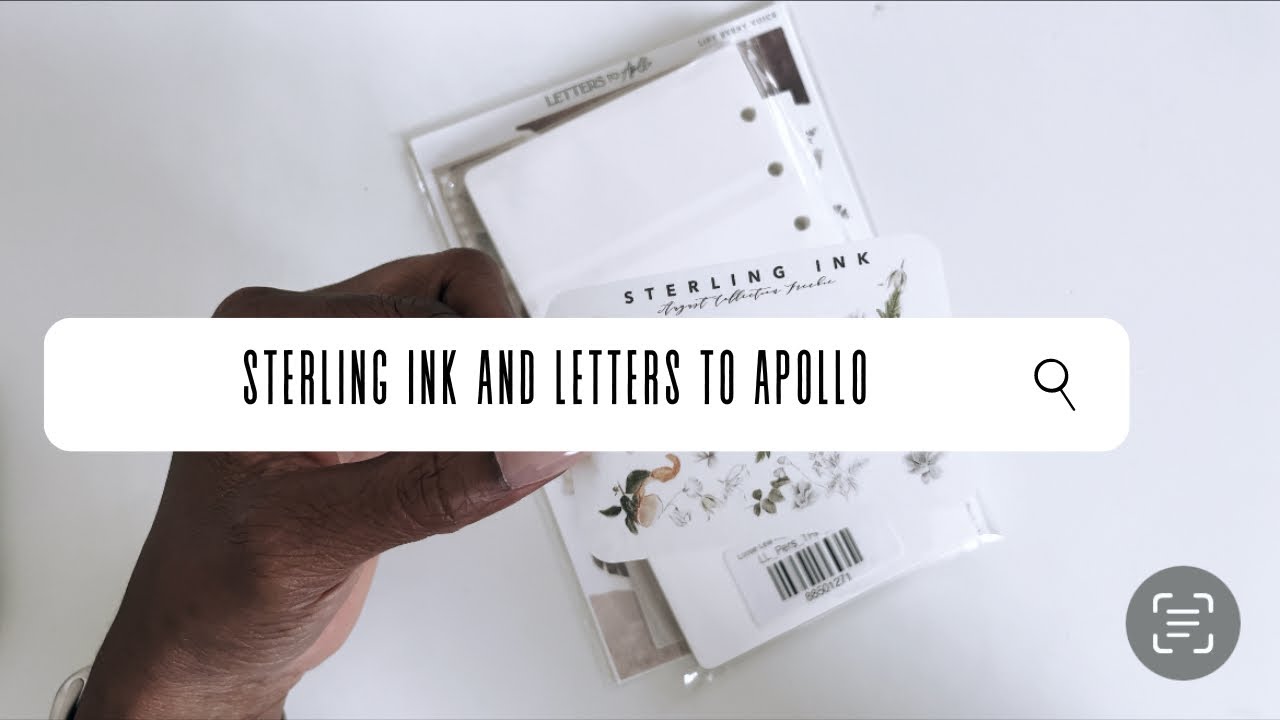 Sterling Ink and Letters to Apollo - YouTube