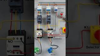Two 3 Phase Motors One by One Start Using Selector Switch #ElcRaj @_m.r_Raj__