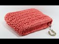 Penye İpten Balık sırtı Clutch Çanta Yapımı How to make a combed herringbone model clutch bag.