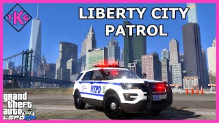 NYPD Patrol in LIBERTY CITY 4K
