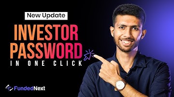 Generate Your Own Investor Password Directly From FundedNext Dashboard