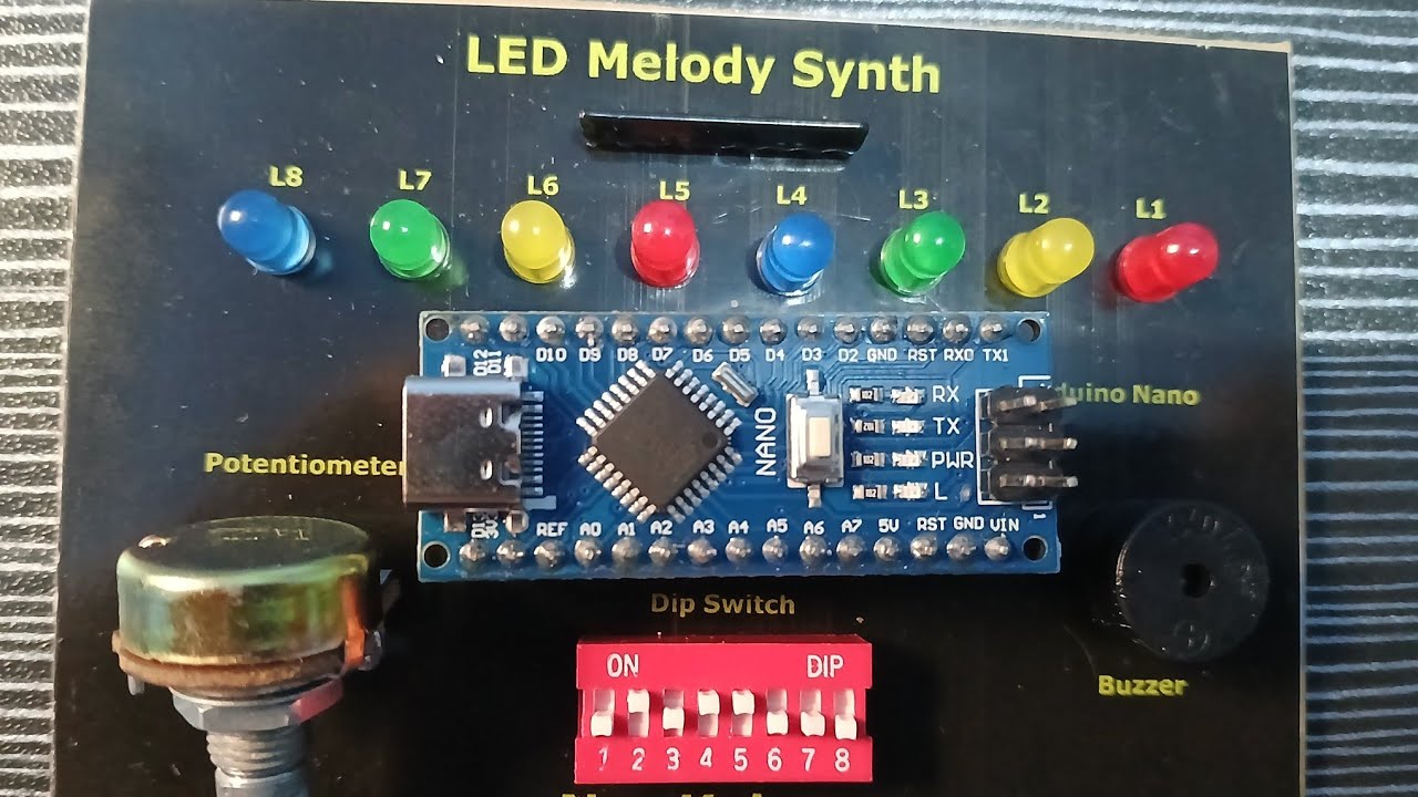 Synth Led Meter LED Melody Synth by Nur Koles - YouTube