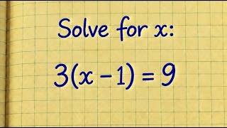 Don't make mistakes while solving simple algebraic equations
