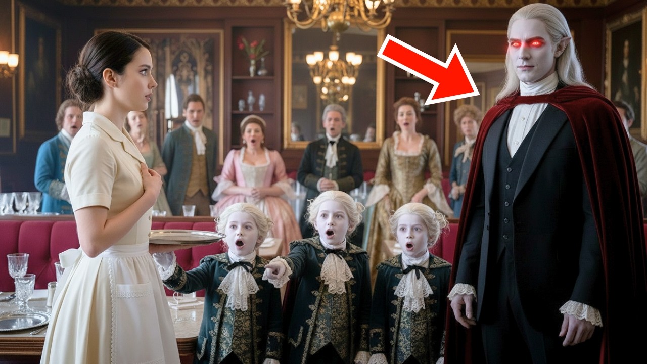 Тройняшки Короля Вампиров произнесли свои первые слова — они указали на официантку и назвали её Мамо