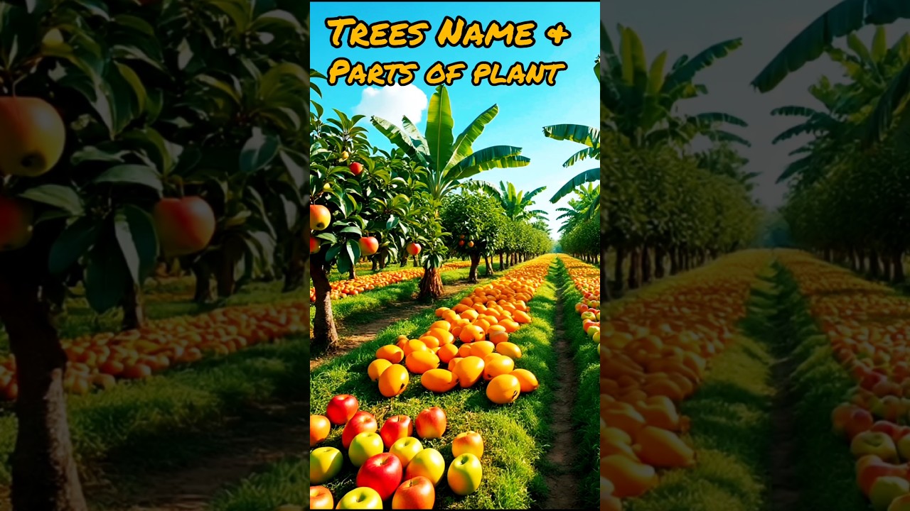 Trees Name & Parts of a Plant 