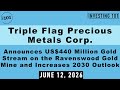 Triple Flag Announces $440 Million Gold Stream on the Ravenswood Gold Mine & Increases 2030 Outlook