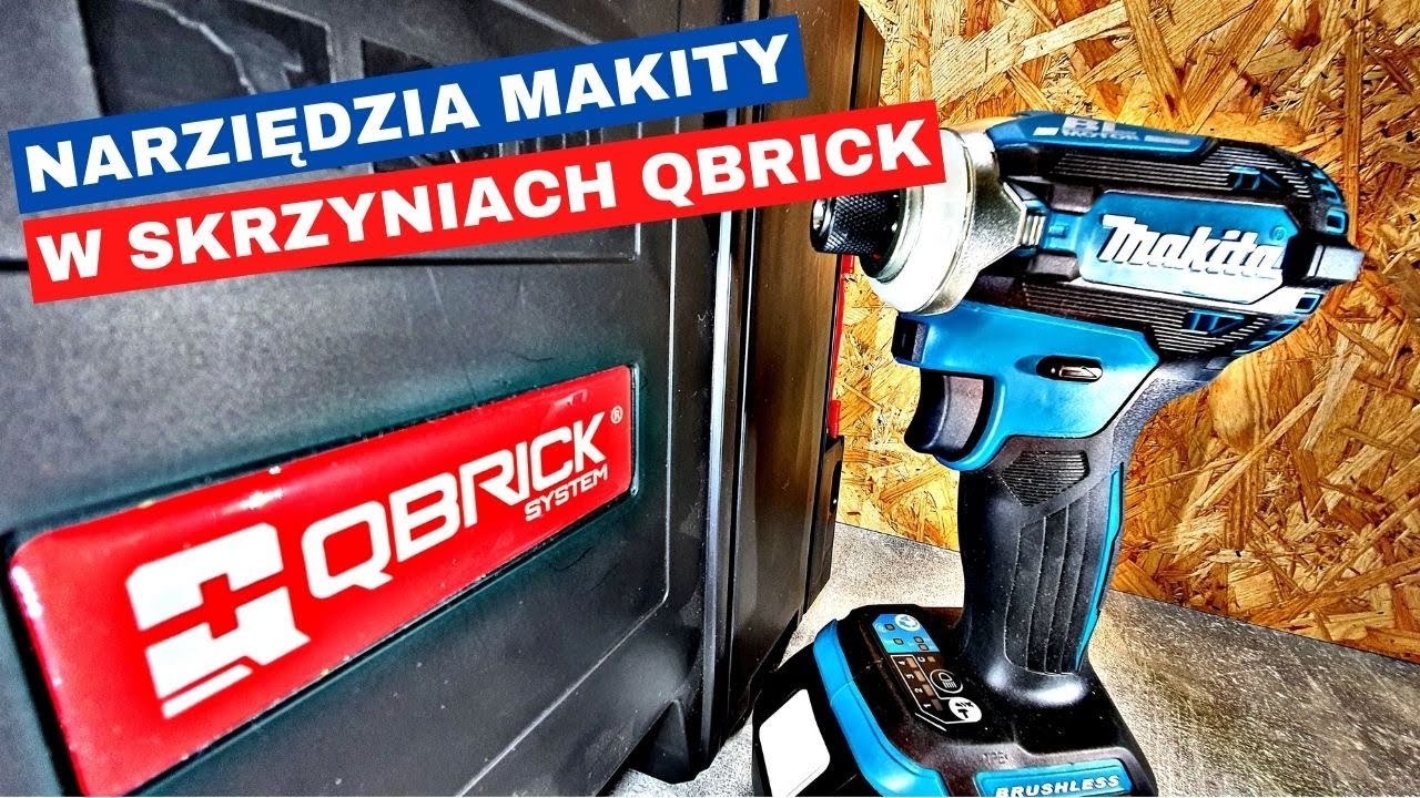 Narzędzia Makity w skrzynkach Qbrick System - zakrętarka Makita DTD171