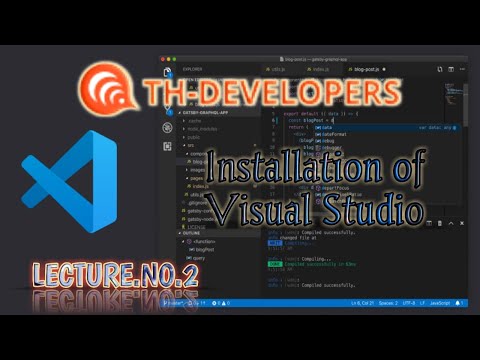 #2 Installation of Visual Studio Code (Urdu/Hindi) | Online Web Tutorials | TH Developers