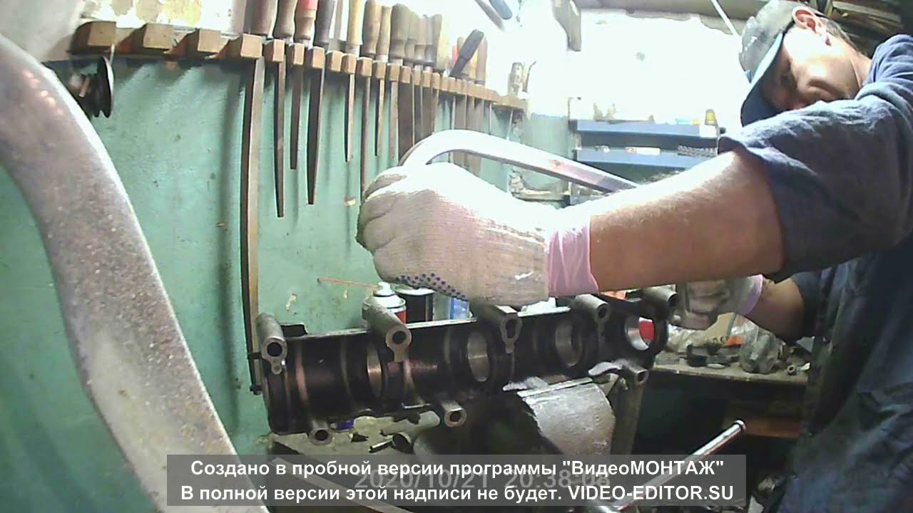 Восстановление постели распредвала ВАЗ классика - YouTube