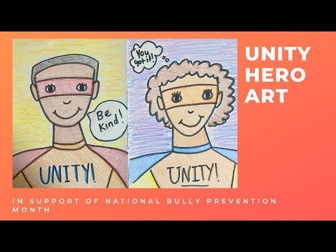 ELEMENTARY ART LESSON- UNITY HEROS