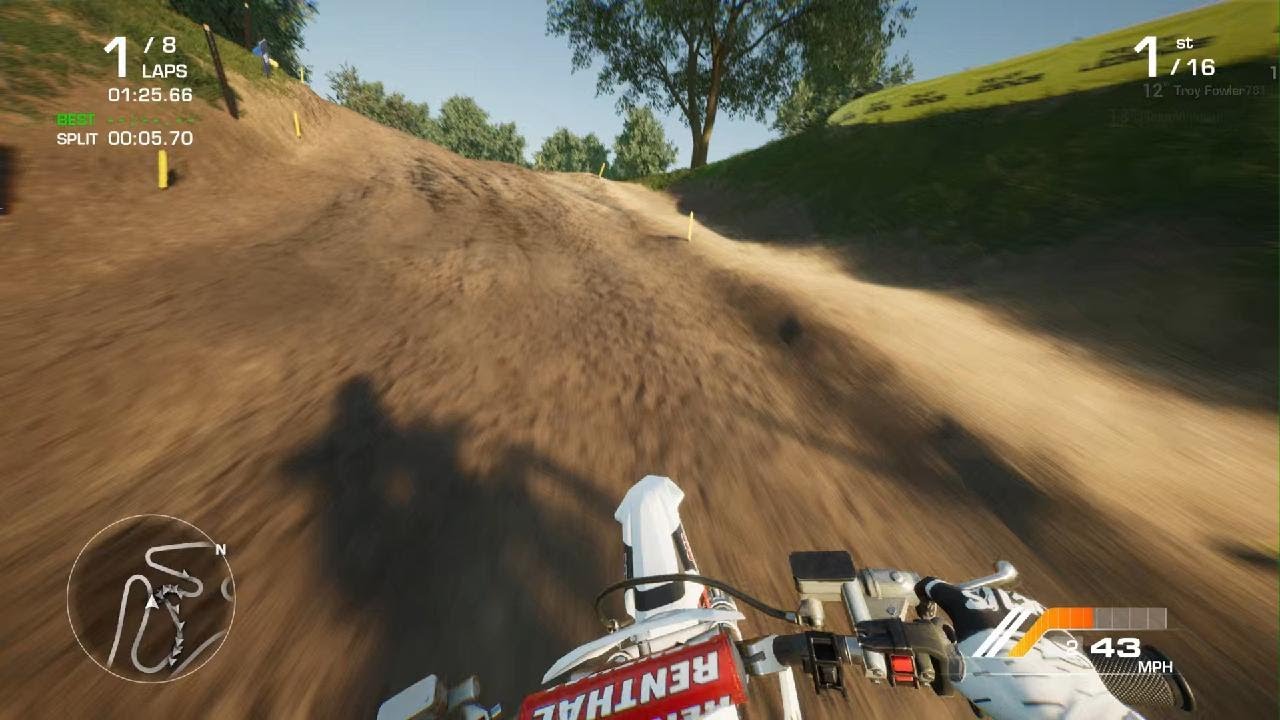 MX vs ATV Legends 2022 Southwick Max Terrain Deformation
