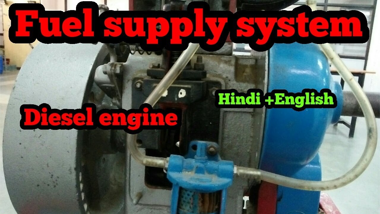 Fuel supply system in diesel engine [Hindi +English] YouTube
