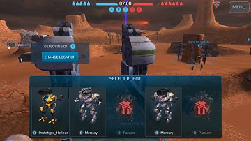 War Robots Test server 3.7 - New bot Pursuer, Hell burner and Mercury game play