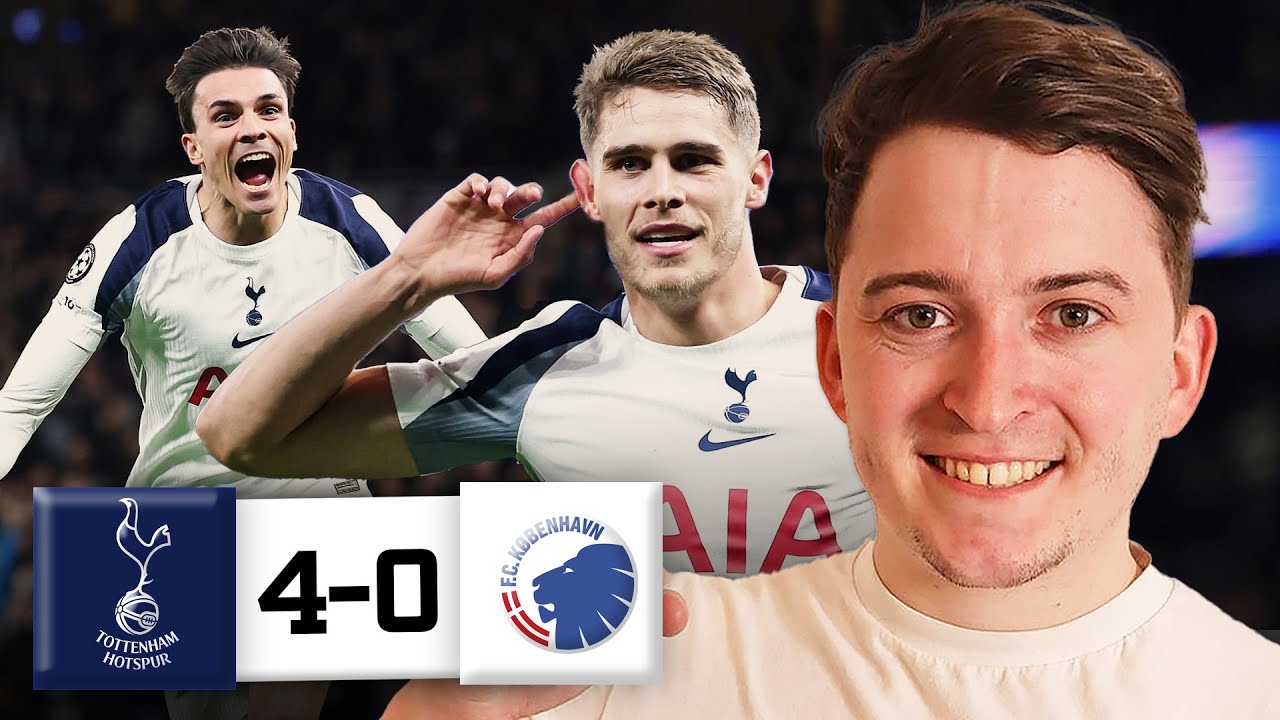 OMG! Van De Ven IS INSANE! Fantastic Performance! Tottenham 4-0 FC ...