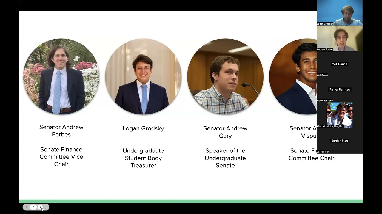 105th Undergraduate Senate Organizational Budget Orientation Meeting