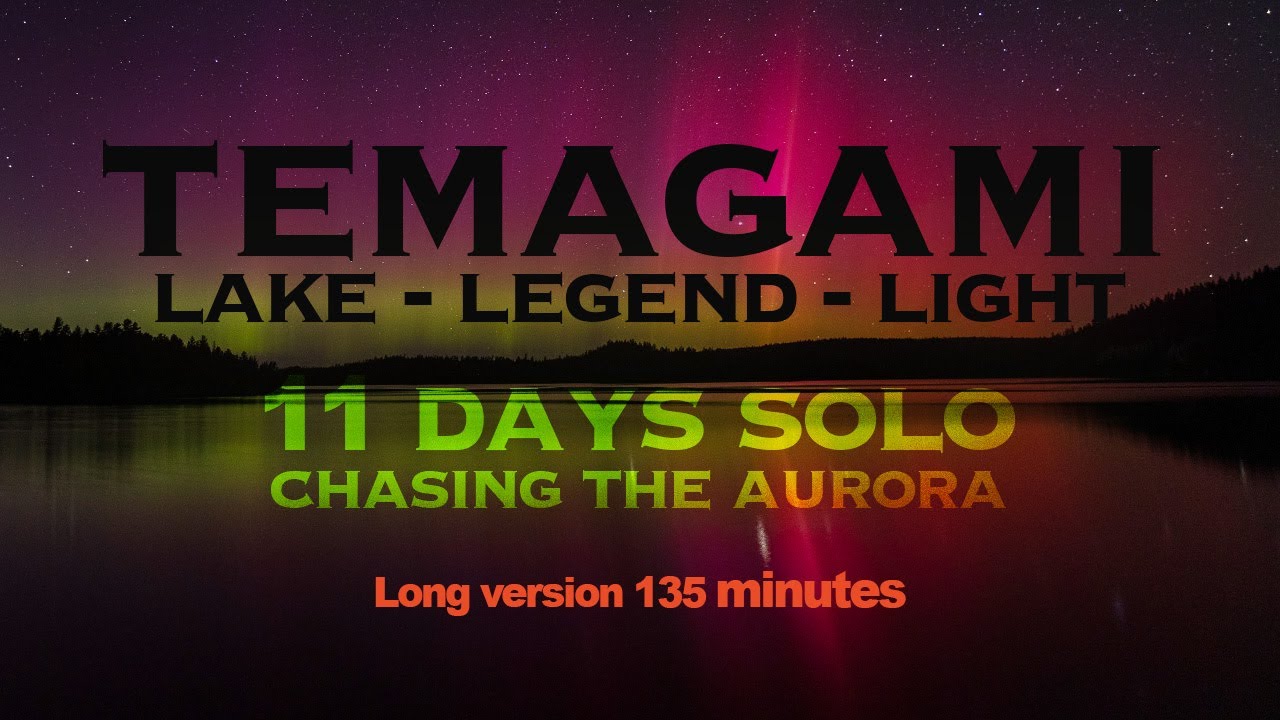 Temagami - Lake Legend Light.  LONG VERSION 135 mins.  Eleven days of fall solo canoe tripping.