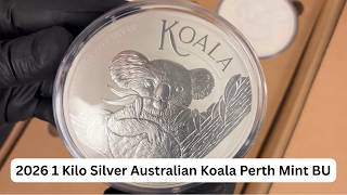 2026 1 Kilo Silver Australian Koala Perth Mint BU