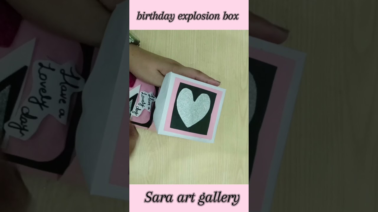 birthday explosion card❤