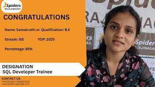 From Incubation Program to 4 LPA Placement | JSpiders Success Story