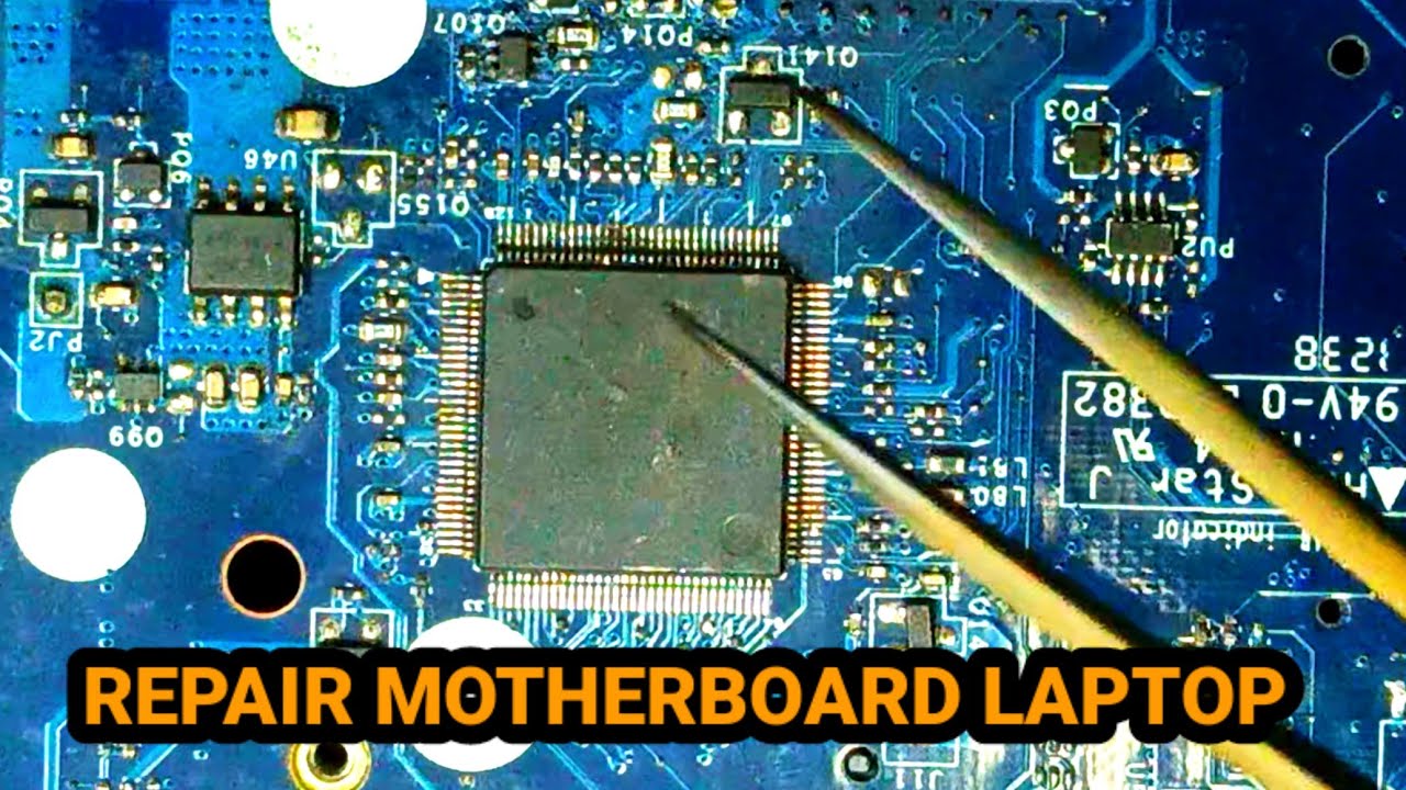 How to Remove the ic Laptop Lenovo || Repair Matherboard Laptop