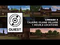 [ Lineage 2 ] Talking Island Village, 1 Hour, 6 Locations [ Ambience and Music ]