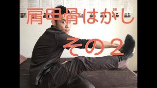 【肩甲骨はがし ストレッチ】肩こりサヨナラ！肩甲骨はがしストレッチその２