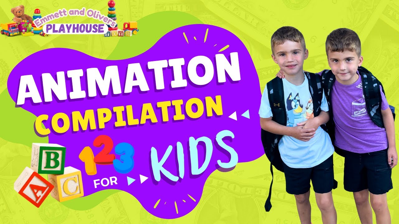 ABC'S and 123'S , Animation Compilation- Learning For kids and Toddlers ...