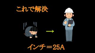 【初心者必見】配管サイズ解説