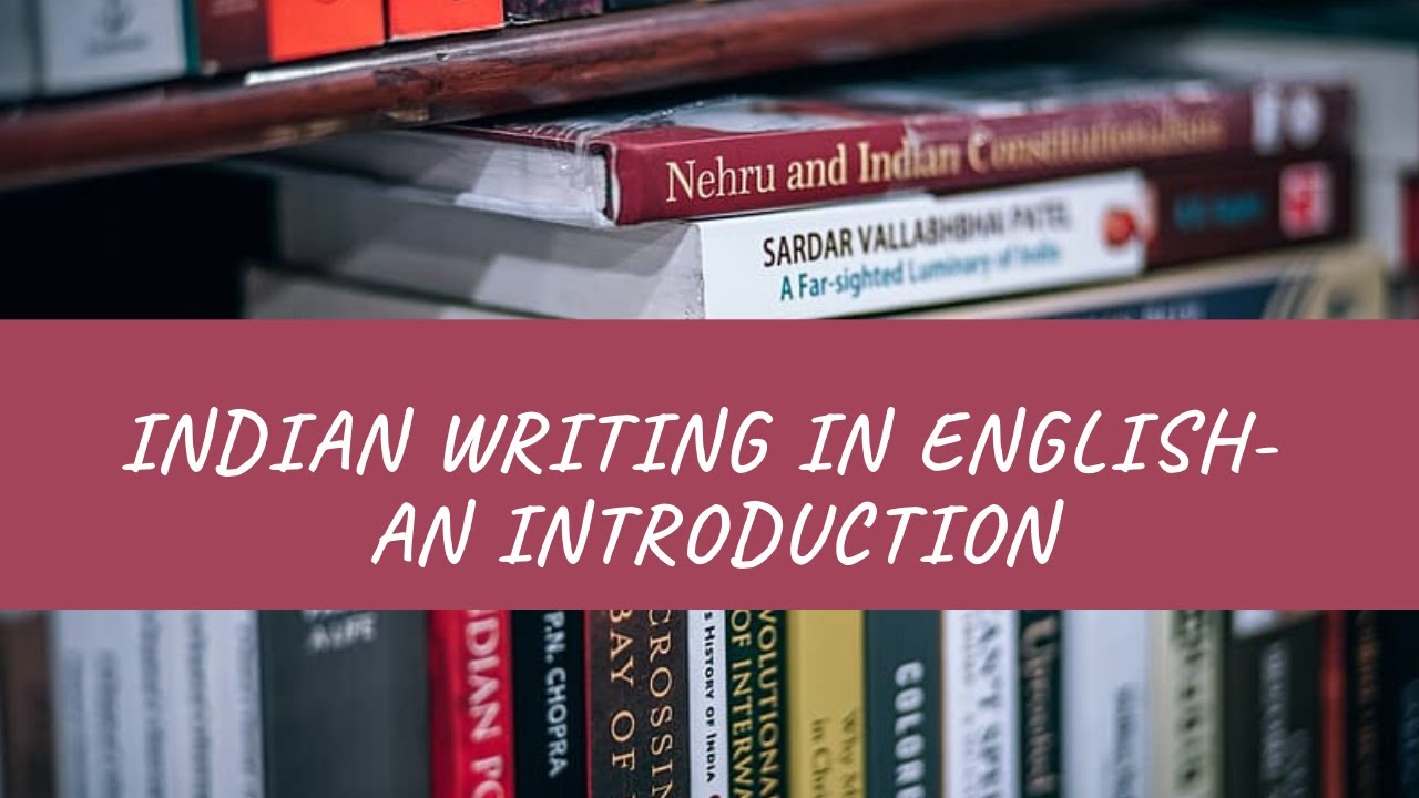 thesis on indian writing in english