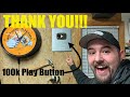 100k subscribers youtube play button thank you