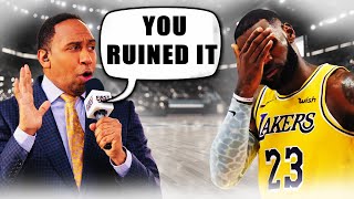 LeBron James Ruined All Star Slam Dunk? Stephen A Smith Plays the Blame Game