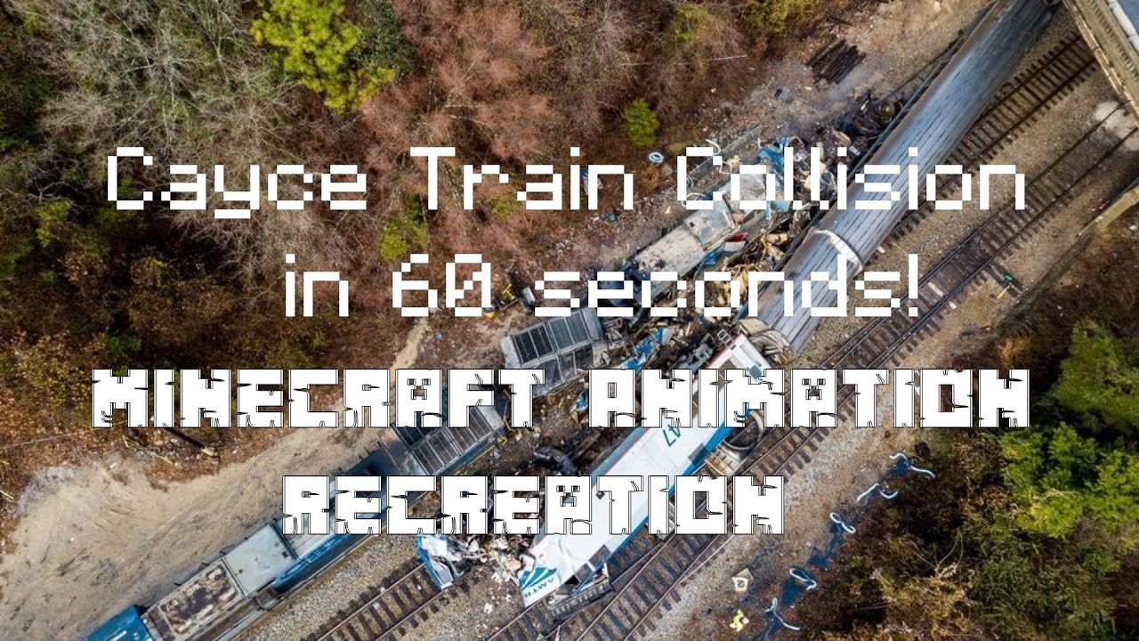 Cayce Train Collision in 60 Seconds Minecraft Animation - YouTube