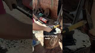 fogo 🔥 e aço #sobrevivência #dicas #fogo #bushcraft