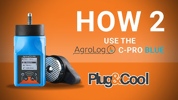 Hoe de AgroLog C-Pro Blue vochtmeter te gebruiken | Plug&Cool handleiding