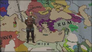 Crusader Kings 3 The 4th Crusade. Restoring Byzantium timelapse