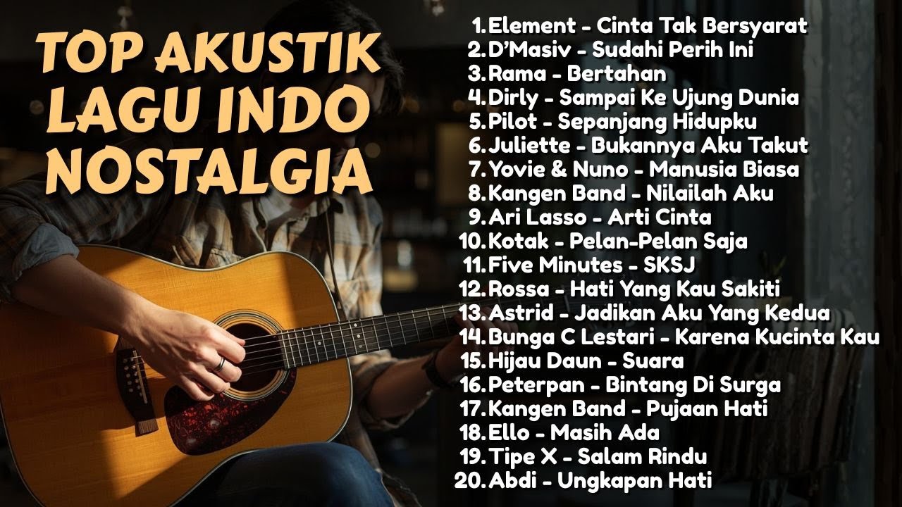 LAGU AKUSTIK INDONESIA POP 2000-AN HITS TEMAN SANTAI DAN KERJA | Playlist Coffee Shop Akustik