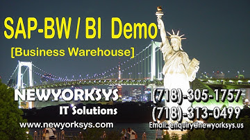 SAP BI / BW - Data Warehouse Concepts and Introduction to BI- Online Training Session-HD