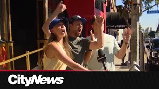 Jays fans in L.A. unwavering after game 3 loss and chirping from locals