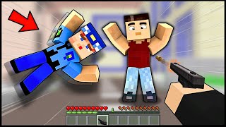 Onur Kemali̇ Tam Vururken Kerem Komi̇ser Önüne Atliyor -Minecraft