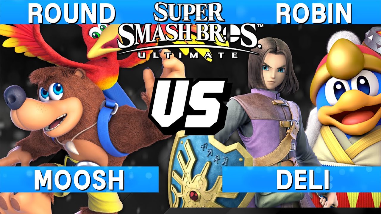 Smash Ultimate Tournament Round Robin - Moosh (Banjo) vs Deli (Hero / DDD) - S@LT 206