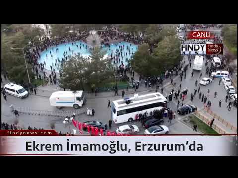 Ekrem İmamoğlu'nun Erzurum Mitinginde Ortalık Karıştı