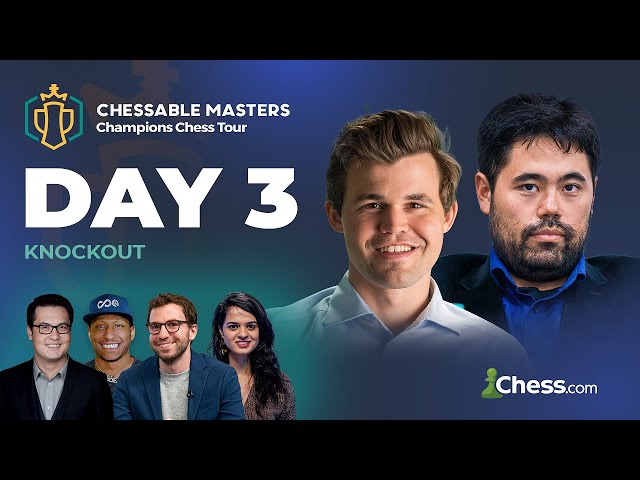 Chessable Masters quarterfinals: Carlsen savages Caruana