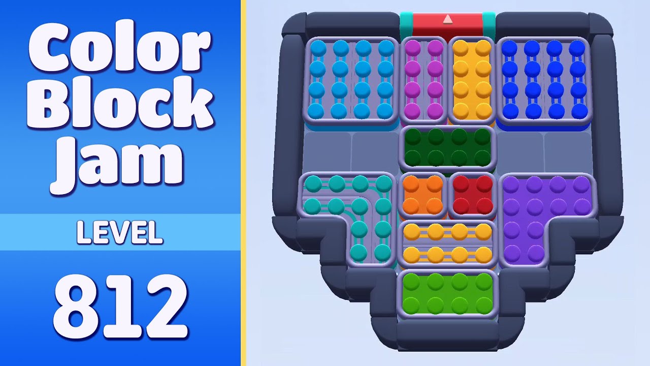 Color Block Jam Level 812 | Every Puzzle Solved! 🎯