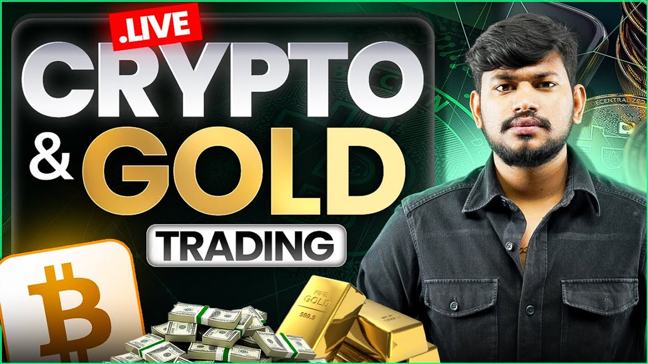 Live Trading : Gold , BTC , ETH and Alt coins Trading ||  Hindi || 