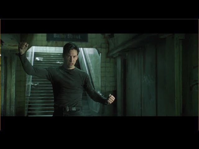 The Matrix Neo vs Mr. Smith (Subway Fight) class=