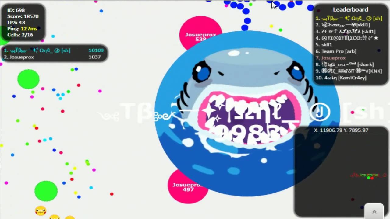 Agar.io - DESTROYING TEAMS / con Only epic Line split