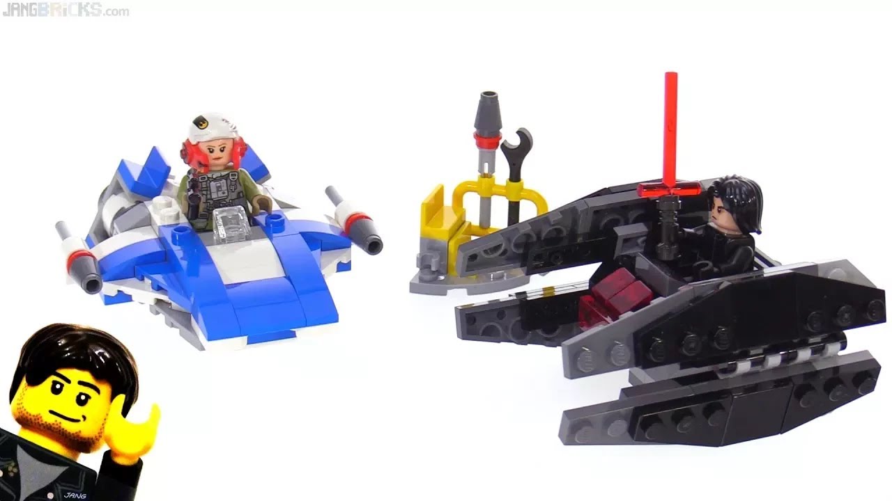 🔄 LEGO Star Wars 2018 Microfighters A-Wing vs TIE Silencer review