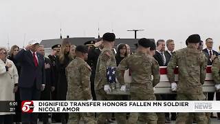 Dignified Transfer Honors Sgt. 1St Cl Nicole Amor, 5 Other Soldiers Killed In Action